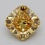 2.05 Ct. Fancy Yellow Cushion Lab Grown Diamond