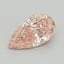 1.01 Ct. Fancy Vivid Pink Pear Lab Grown Diamond