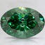 2.07 Ct. Fancy Vivid Pacific Green Oval Lab Grown Diamond