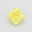 1.09 Ct. Fancy Intense  Yellow Cushion Lab Grown Diamond