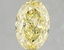 3.06 Ct. Fancy Vivid Yellow Oval Lab Grown Diamond
