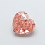 2.06 Ct. Fancy Intense  Pink Heart Lab Grown Diamond
