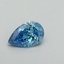 1.00 Ct. Fancy Vivid Blue Pear Lab Grown Diamond