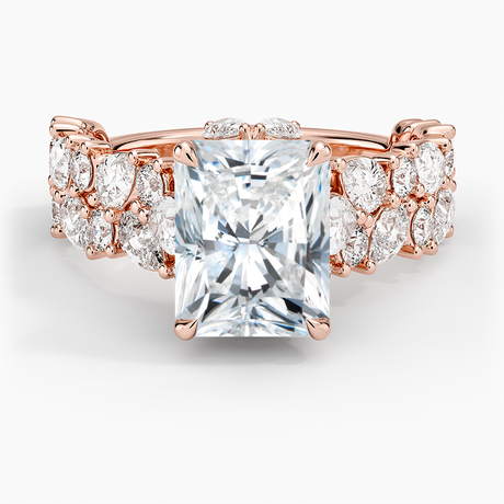 14K Rose Gold Olivetta Double Row Diamond Ring (2 1/2 ct. tw.)