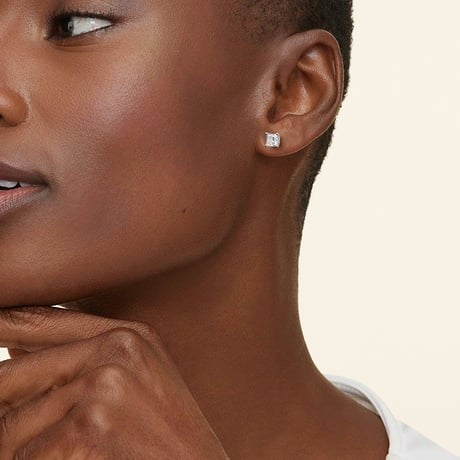 Princess Lab Grown Diamond Stud Earrings