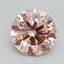 3.00 Ct. Fancy Intense Pink Round Lab Grown Diamond