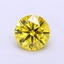 1.04 Ct. Fancy Vivid  Yellow Round Lab Grown Diamond