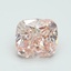 4.03 Ct. Fancy Intense Pink Cushion Lab Grown Diamond