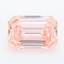 2.99 Ct. Fancy Intense Brownish Pink Emerald Lab Grown Diamond