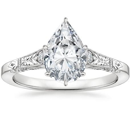 Hand Engraved Vintage Inspired Ring