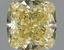 2.58 Ct. Fancy Intense Yellow Cushion Lab Grown Diamond