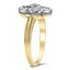 The Barco Ring, smalltop view on a hand