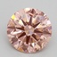 3.01 Ct. Fancy Intense Pink Round Lab Grown Diamond