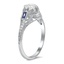 The Sandee Ring, smalltop view on a hand