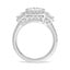 Hidden Heart Trellis Three Stone Diamond Ring, smallview