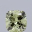 2.02 Ct. Fancy Vivid Green Cushion Lab Grown Diamond