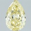 2.09 Ct. Fancy Intense  Yellow Pear Lab Grown Diamond