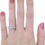 The Cordie Ring, smallzoomed in top view on a hand