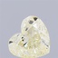 1.05 Ct. Light  Yellow Heart Lab Grown Diamond