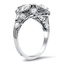 The Cherrie Ring, smalltop view on a hand