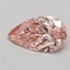 0.51 Ct. Fancy Intense Pink Pear Lab Grown Diamond