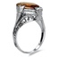 The Zanta Ring, smalltop view on a hand