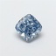 1.03 Ct. Fancy Intense Blue Cushion Lab Grown Diamond
