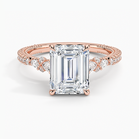 Floral Cluster Diamond Ring