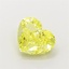 1.10 Ct. Fancy Intense Yellow Heart Lab Grown Diamond