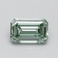 1.03 Ct. Fancy Intense Pacific Green Emerald Lab Grown Diamond