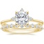 18K Yellow Gold Luminesce Diamond Ring with Marseille Diamond Ring (1/3 ct. tw.)