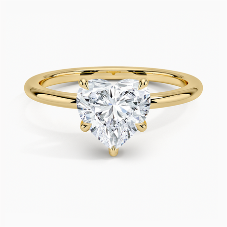 Fairmined 1.5mm Six-Prong Solitaire Comfort Fit Ring