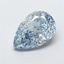 2.39 Ct. Fancy Vivid  Blue Pear Lab Grown Diamond