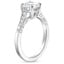 Platinum Valentina Diamond Ring, smallside view