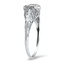 The Marty Ring, smalltop view on a hand