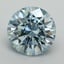 3.02 Ct. Fancy Intense Blue Round Lab Grown Diamond