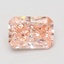 1.38 Ct. Fancy Vivid Pink Radiant Lab Grown Diamond