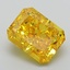 2.59 Ct. Fancy Vivid Yellow Radiant Lab Grown Diamond