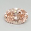 1.69 Ct. Fancy Intense Pink Oval Lab Grown Diamond