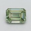 1.04 Ct. Fancy Intense Pacific Green Emerald Lab Grown Diamond