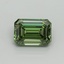 3.05 Ct. Fancy Vivid Green Emerald Lab Grown Diamond
