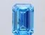 12.03 Ct. Fancy Vivid Blue Emerald Lab Grown Diamond