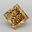 2.51 Ct. Fancy Intense Yellow Princess Lab Grown Diamond