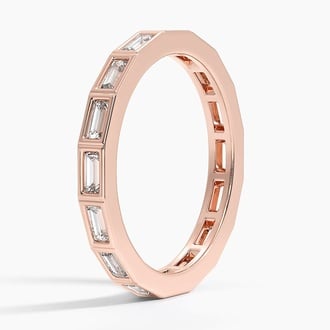 Bezel Baguette Eternity Lab Diamond Ring (3/4 ct. tw.)