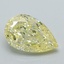 1.01 Ct. Fancy Light Yellow Pear Lab Grown Diamond