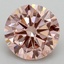 2.70 Ct. Fancy Intense Pink Round Lab Grown Diamond
