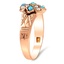The Ashwini Ring, smalltop view on a hand