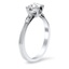The Gena Ring, smalltop view on a hand
