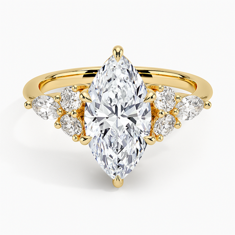 Cluster Engagement Ring - Nadia Diamond