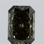 1.07 Ct. Fancy Vivid Green Radiant Lab Grown Diamond